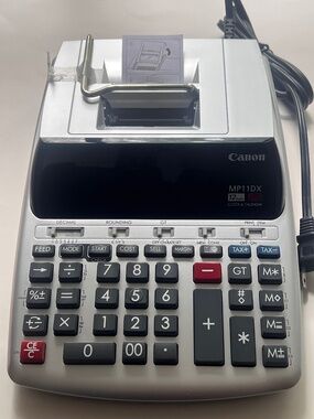 Brand New without the Box!!!! Canon MP11DX Printing Calculator 